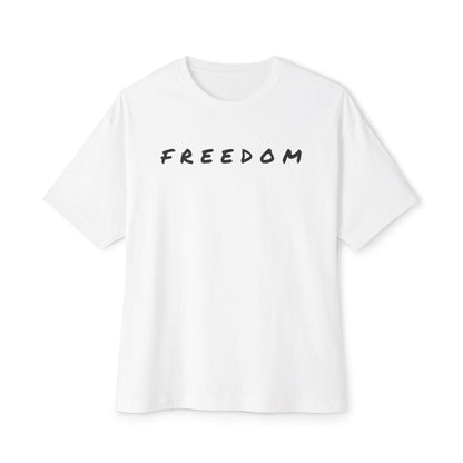 Freedom & Faith Unisex Oversized Tee, Summer Vibes Tee, Casual Gift, Patriotic Apparel, Faith-Based Outfit
