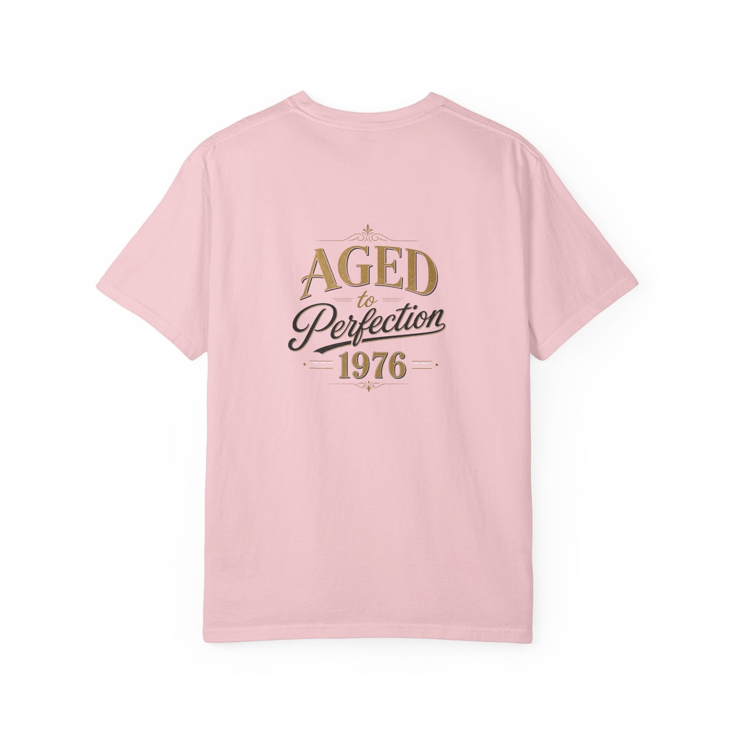 Aged to Perfection 1976 T-Shirt | Vintage Typographic Birthday Design