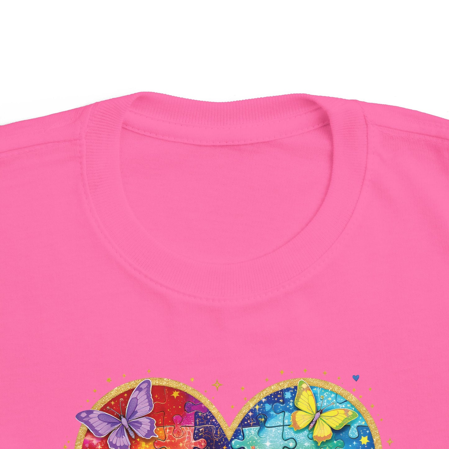 Autism Puzzle Heart Toddler Tee | Accept Understand Love