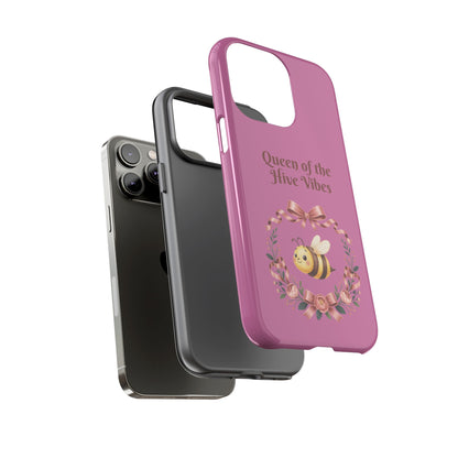 Queen of the Hive Bee Phone Case | Cute Floral Bee iPhone Case