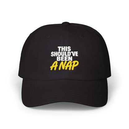 This Should've Been A Nap Dad Cap, Camo Baseball Hat | Funny Nap Saying