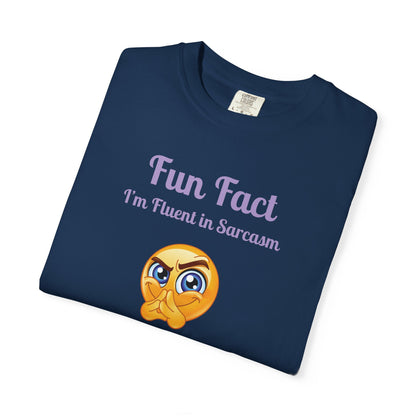 Unisex Sarcastic T-Shirt | Fun Fact I'm Fluent in Sarcasm | Gift for Sarcasm Lovers, Casual Wear, Humor Apparel, Sarcastic Quotes, [...]