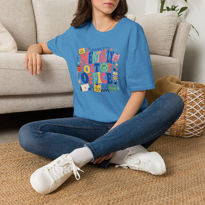 Mentally Out Of Office T-Shirt | Colorful Retro Graphic
