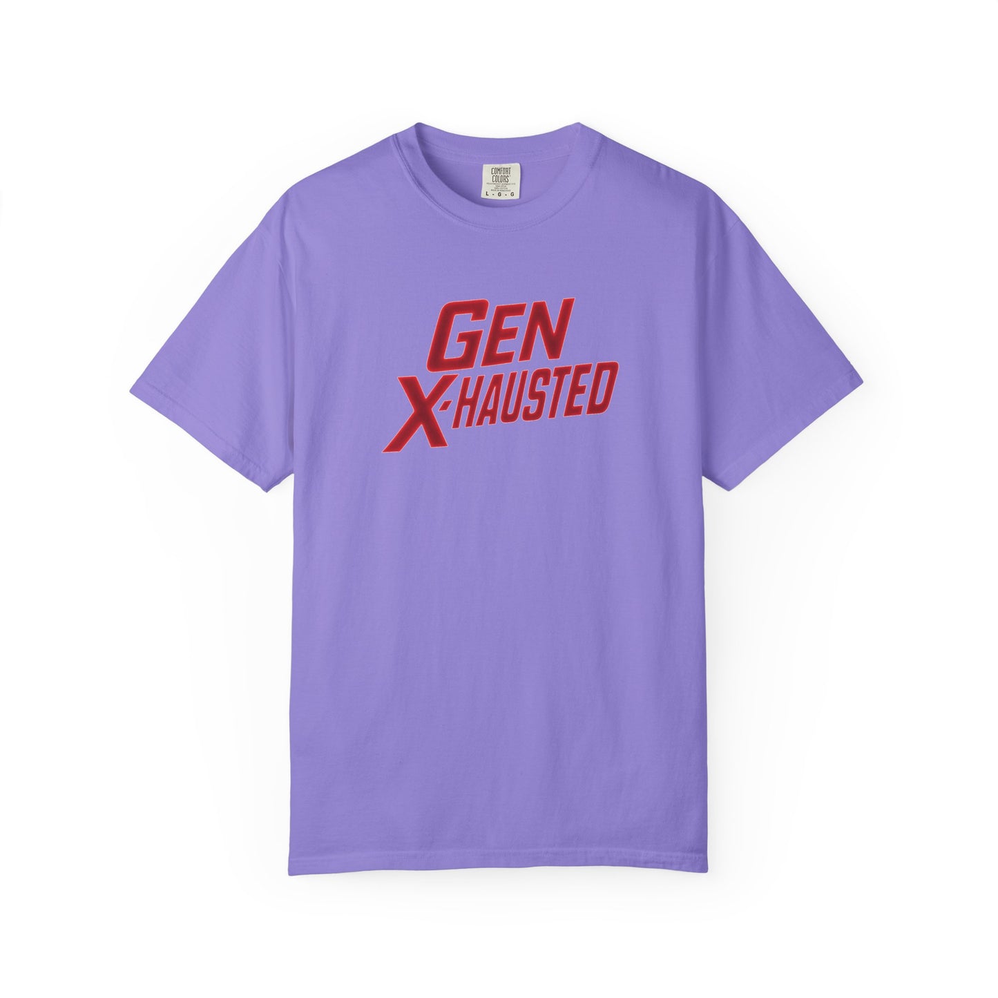 Gen X-Hausted Unisex T-Shirt, Vintage Style Tee, Funny Gift for Gen X, Casual Wear, Humor Shirt
