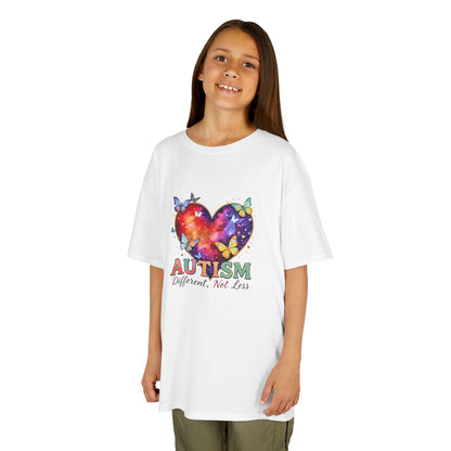 Autism Puzzle Heart Kids Tee | Different Not Less