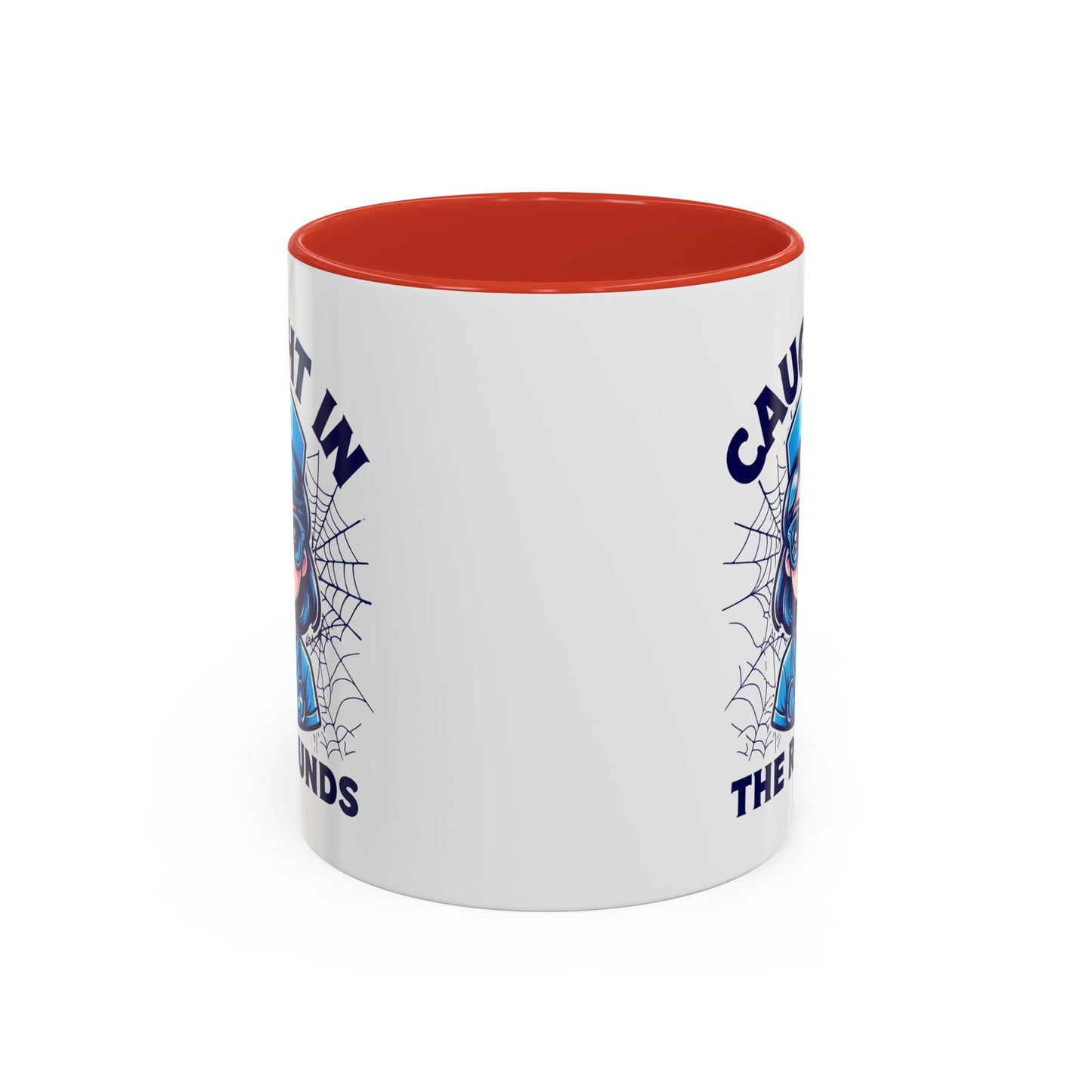 Nurse Coffee Mug, Cute Nursing Gift, Healthcare Appreciation, Fun Spider Design, Caught in the Rounds Mug