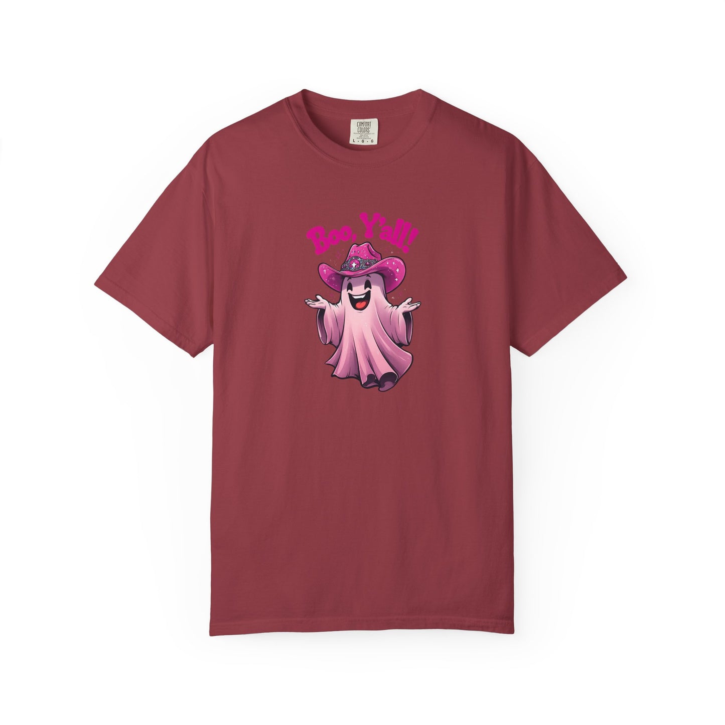 Boo Y'all Ghost T-Shirt, Fun Halloween Tee, Unisex Shirt, Cute Ghost Apparel, Spooky Season Outfit