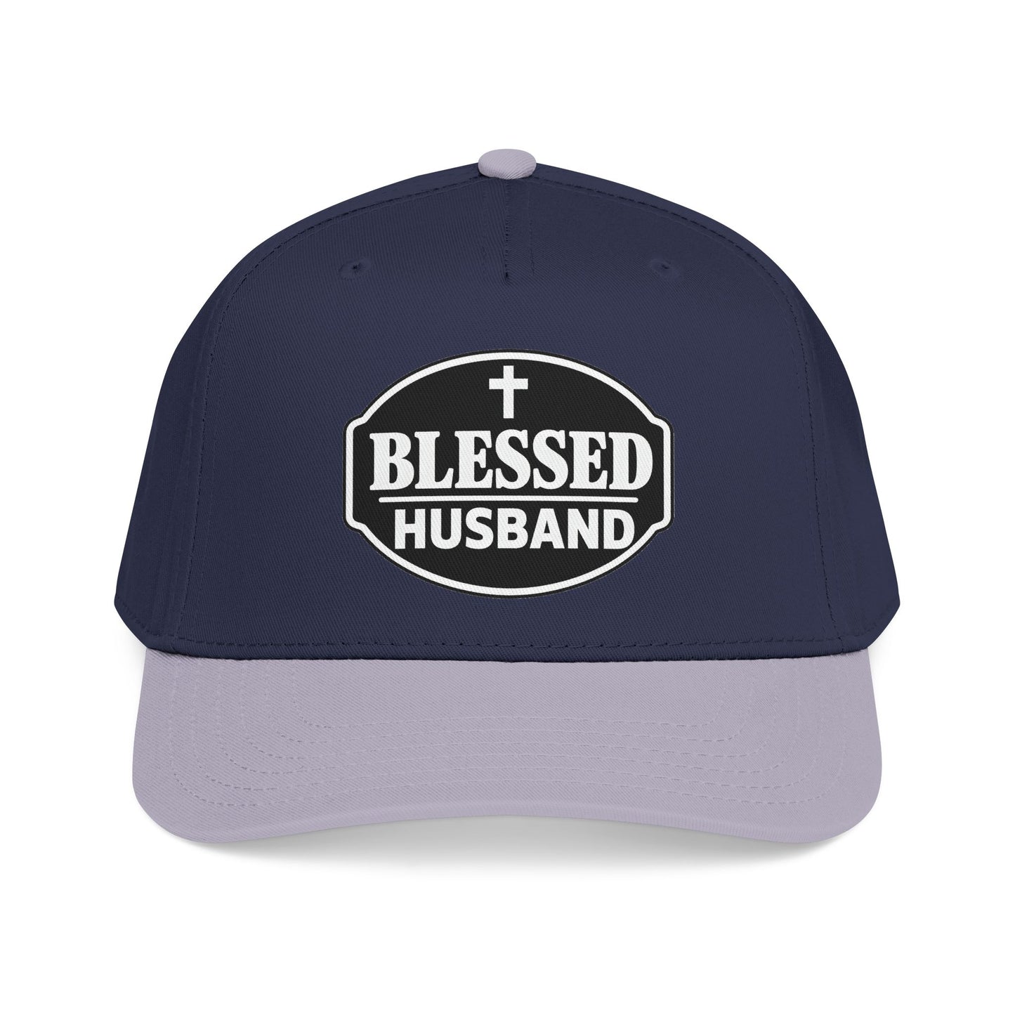 Blessed Husband Embroidered Hat Mid Profile Baseball Cap | Husband Dad Faith