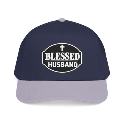 Blessed Husband Embroidered Hat Mid Profile Baseball Cap | Husband Dad Faith