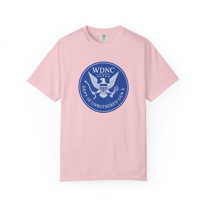 WDNC Unbothered Gen X Humor T-shirt, Funny Graphic Tee, Sarcastic Shirt, Vintage Unisex Top, Cool Tee