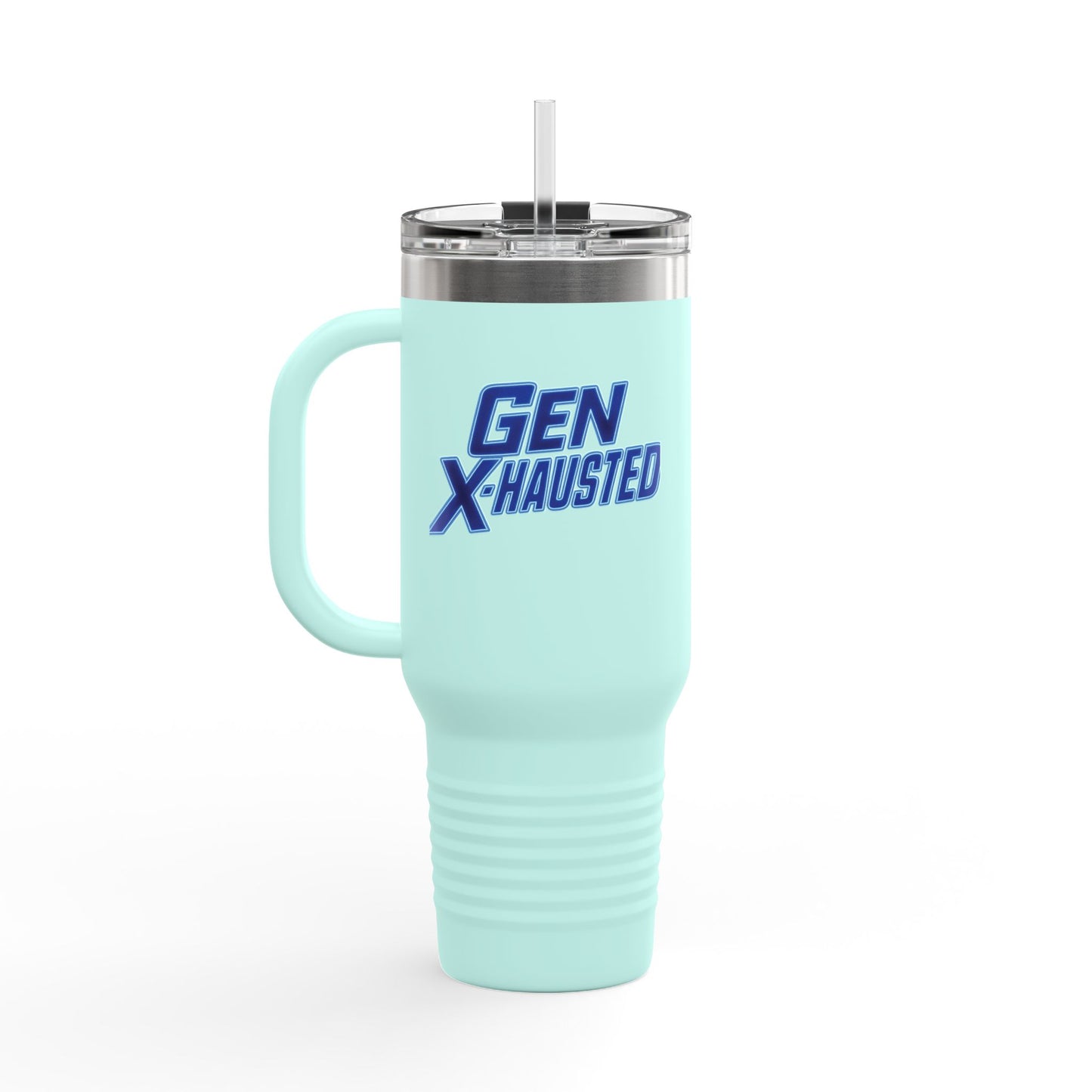 Gen X-Hausted Insulated Travel Mug - Perfect for Coffee on the Go, Travel, Camping, and Daily Hydration