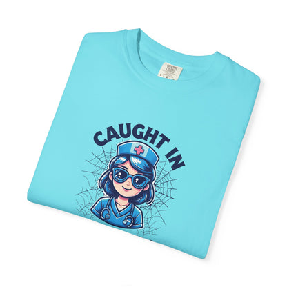 Nurse Humor T-Shirt, Caught in the Rounds Tee, Fun Gift for Healthcare Workers, Medical Apparels for Nurses, Casual Wear, Nursing [...]