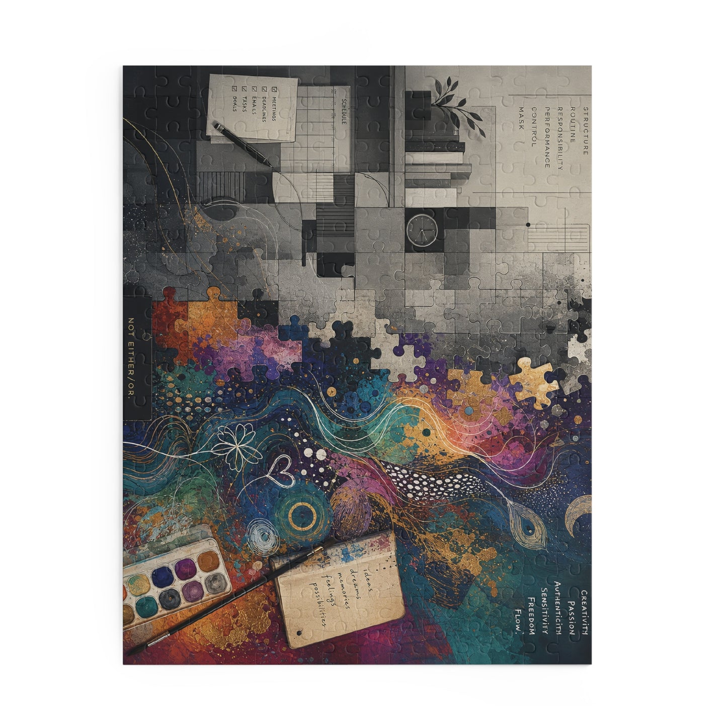 Masking vs Unmasking Neurodivergent Sensory Puzzle
