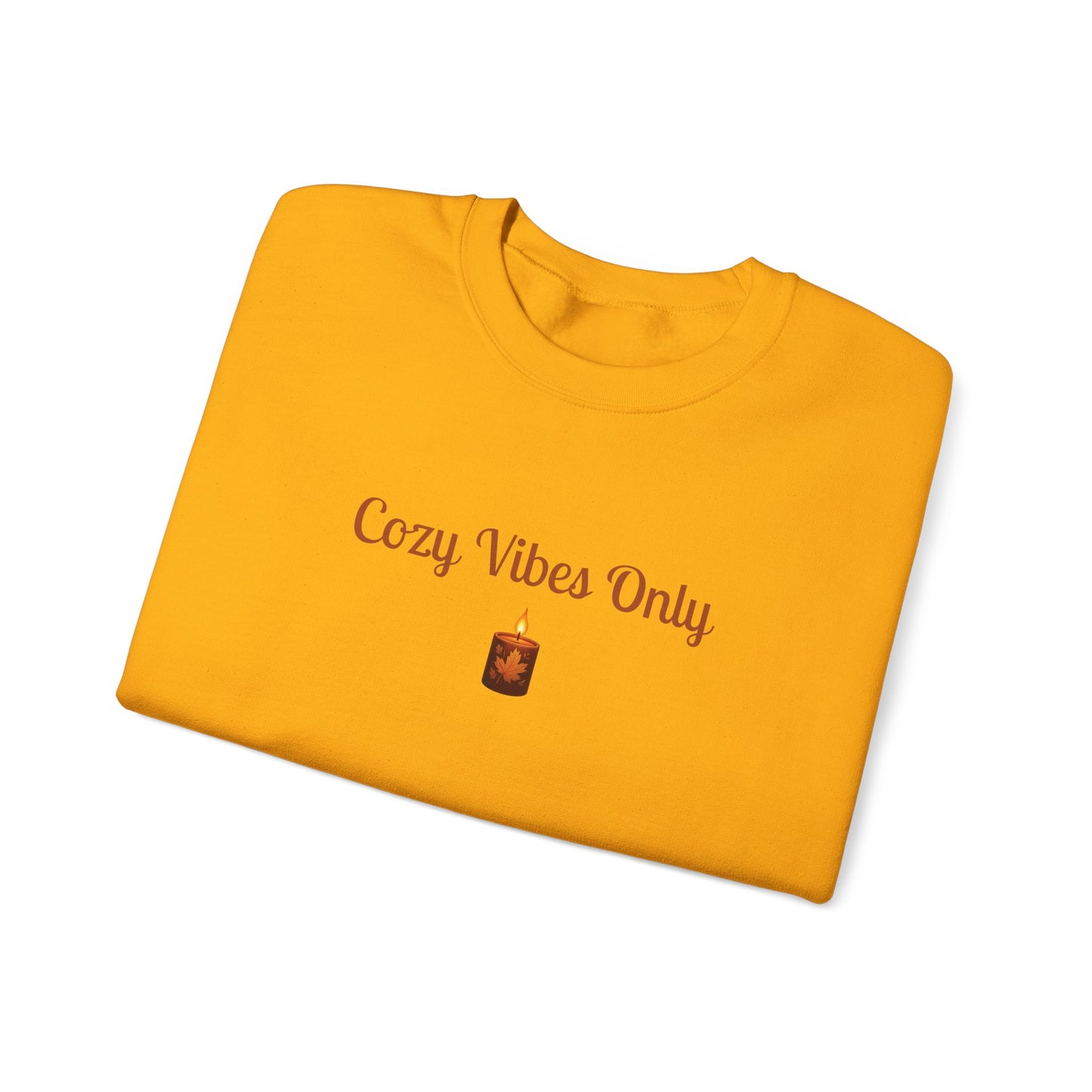 Cozy Vibes Only Sweatshirt, Unisex Crewneck, Casual Wear, Fall Fashion, Gift for Her, Cozy Apparel, Warm Layering