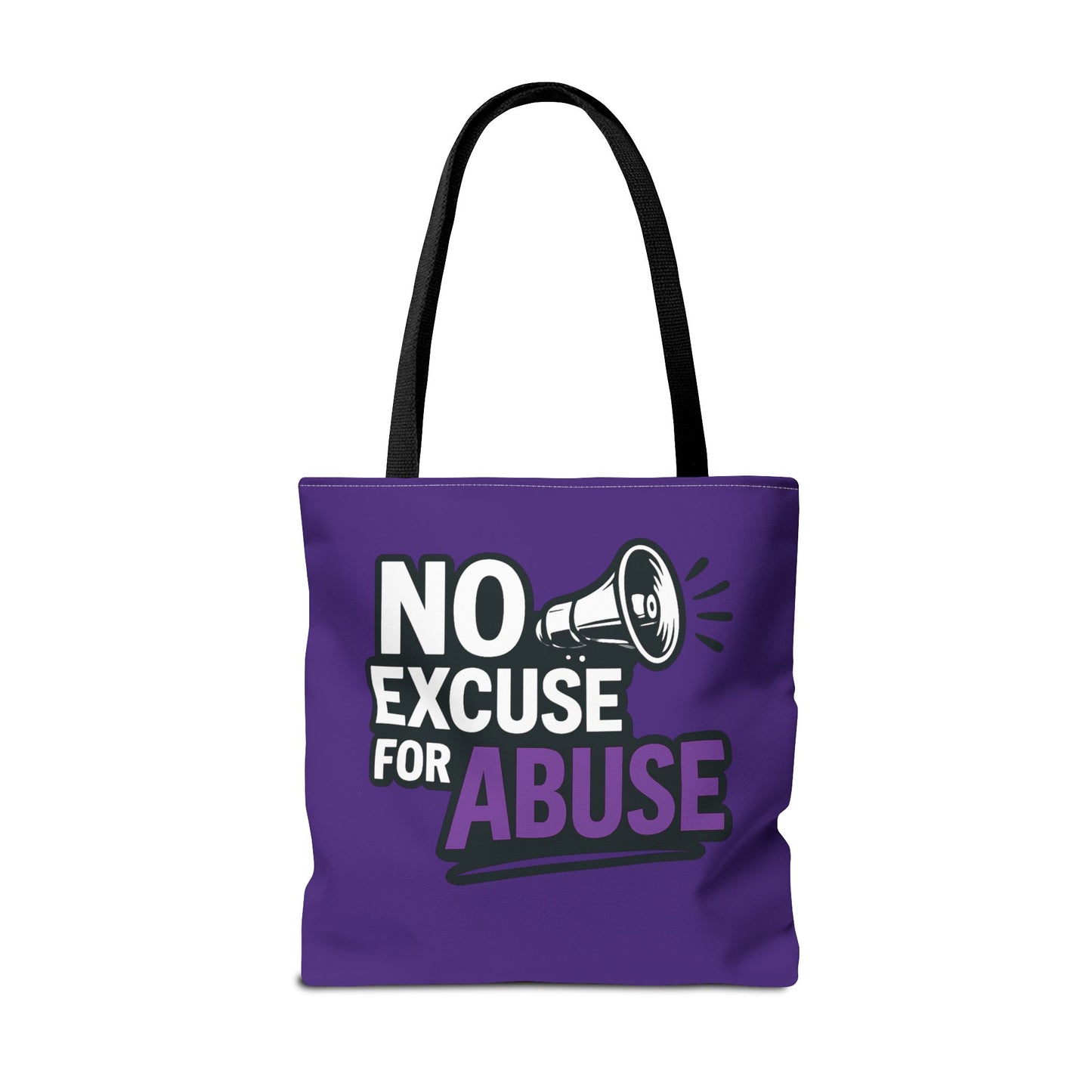 Empowerment Tote Bag - No Excuse for Abuse, Advocacy Tote, Eco-Friendly Bag, Fundraiser Gift, Awareness Campaign Bag