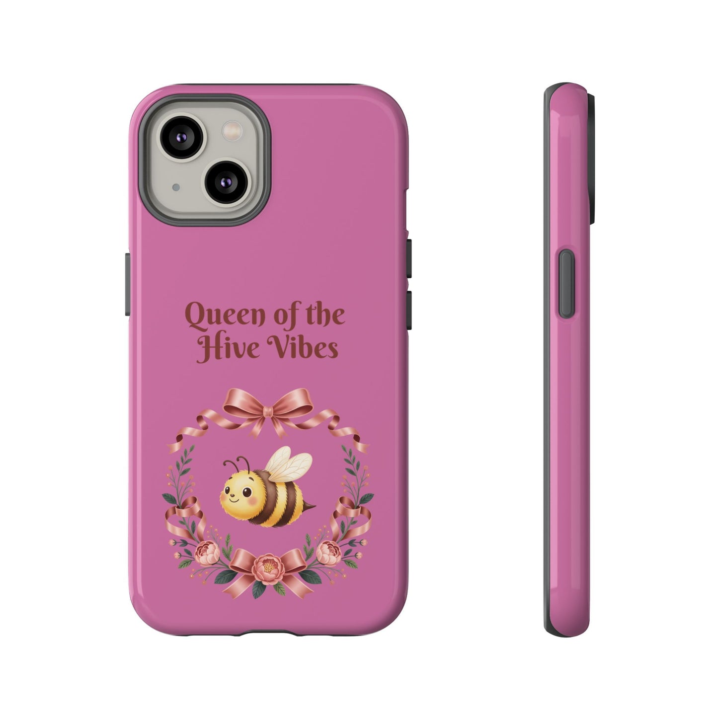 Queen of the Hive Bee Phone Case | Cute Floral Bee iPhone Case