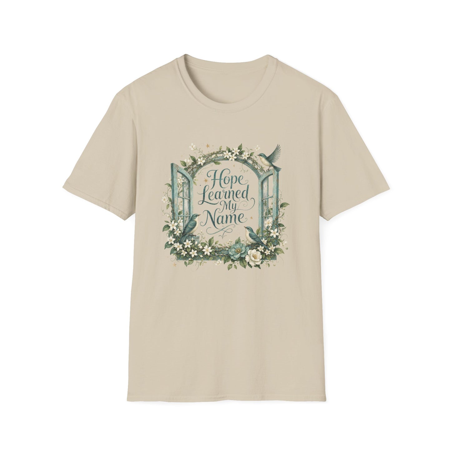Hope Learned My Name T-Shirt | Abuse Survivor Inspiration