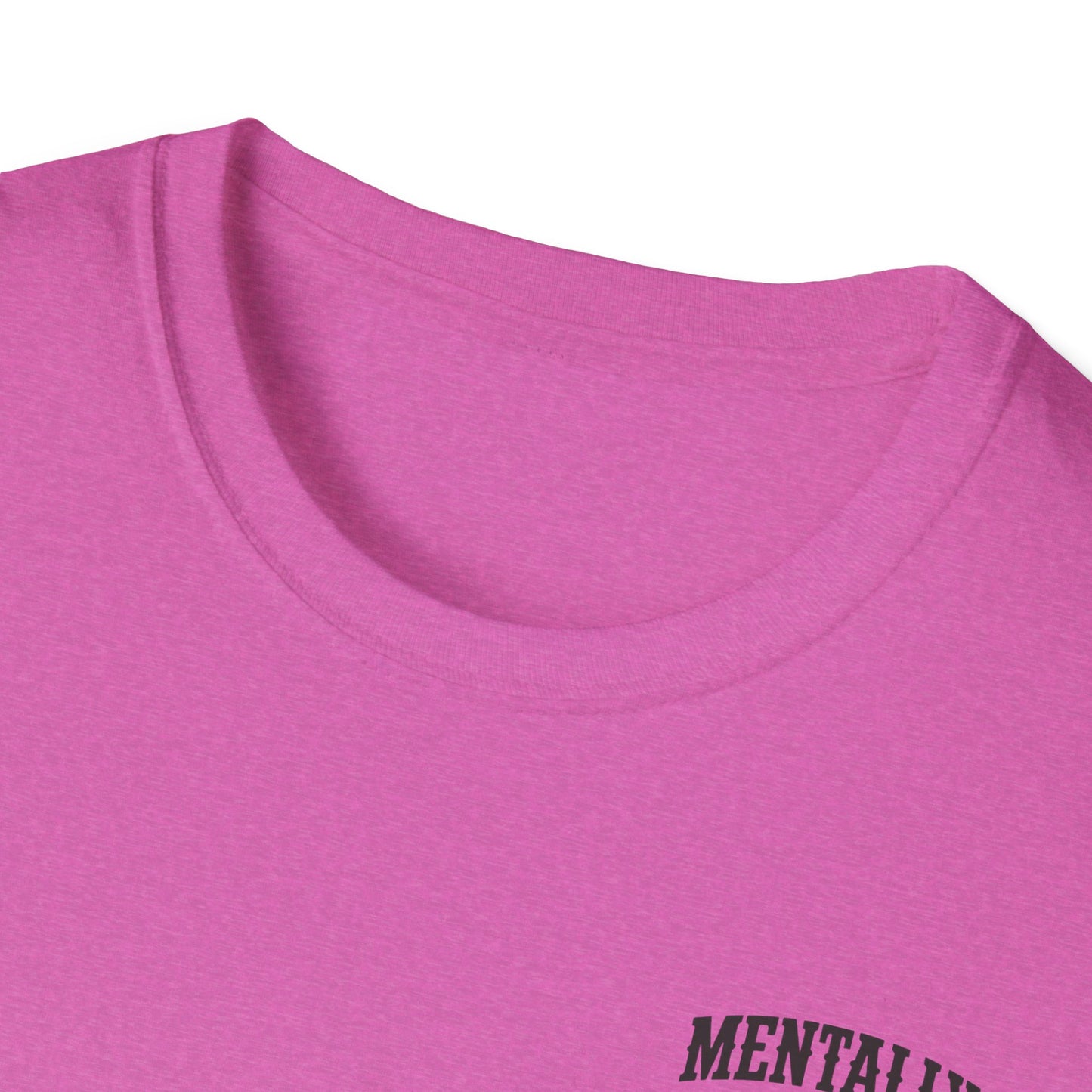 Mentally Checked Out Still Showin' Up T-Shirt | Funny Typography Tee
