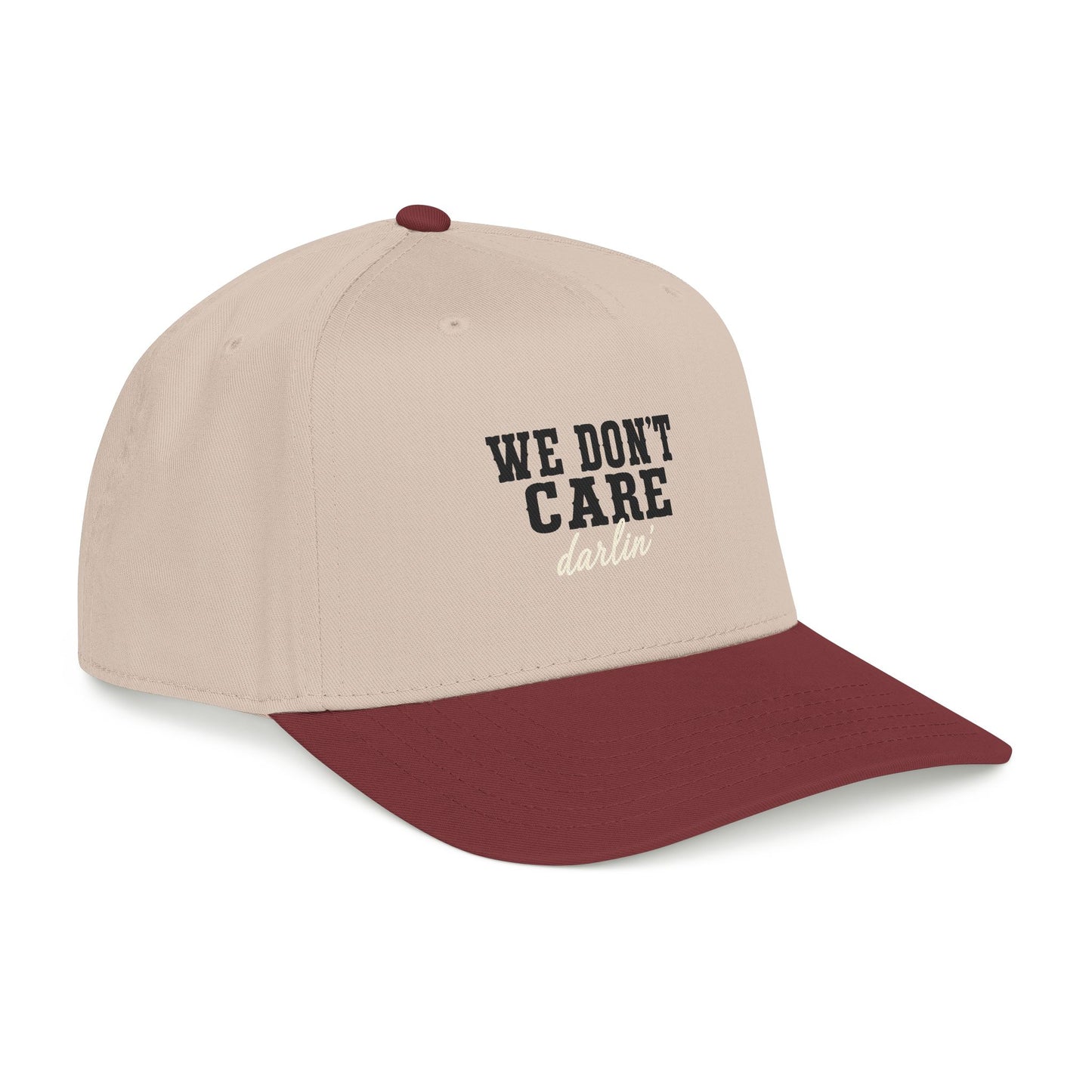 We Don't Care Darlin Gen X Mid Profile Baseball Cap