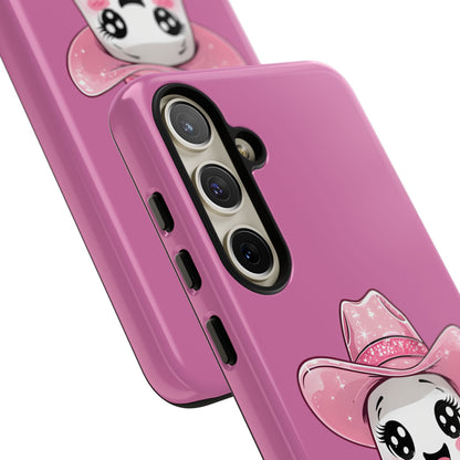 Cute Ghost Phone Case - Fun, Whimsical, Kawaii, Halloween, Gift Idea, Pink Ghost Design