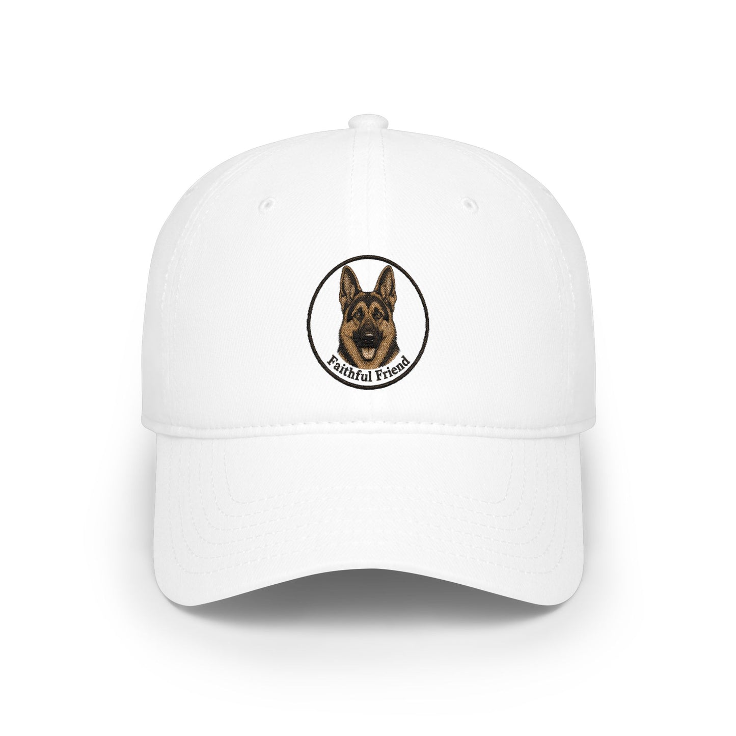German Shepherd Logo Cap | Embroidered Dog Patch baseball cap
