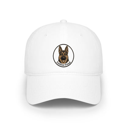 German Shepherd Logo Cap | Embroidered Dog Patch baseball cap
