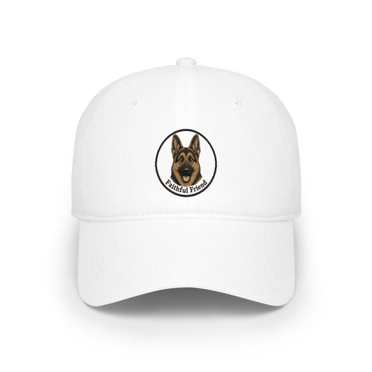 German Shepherd Logo Cap | Embroidered Dog Patch baseball cap