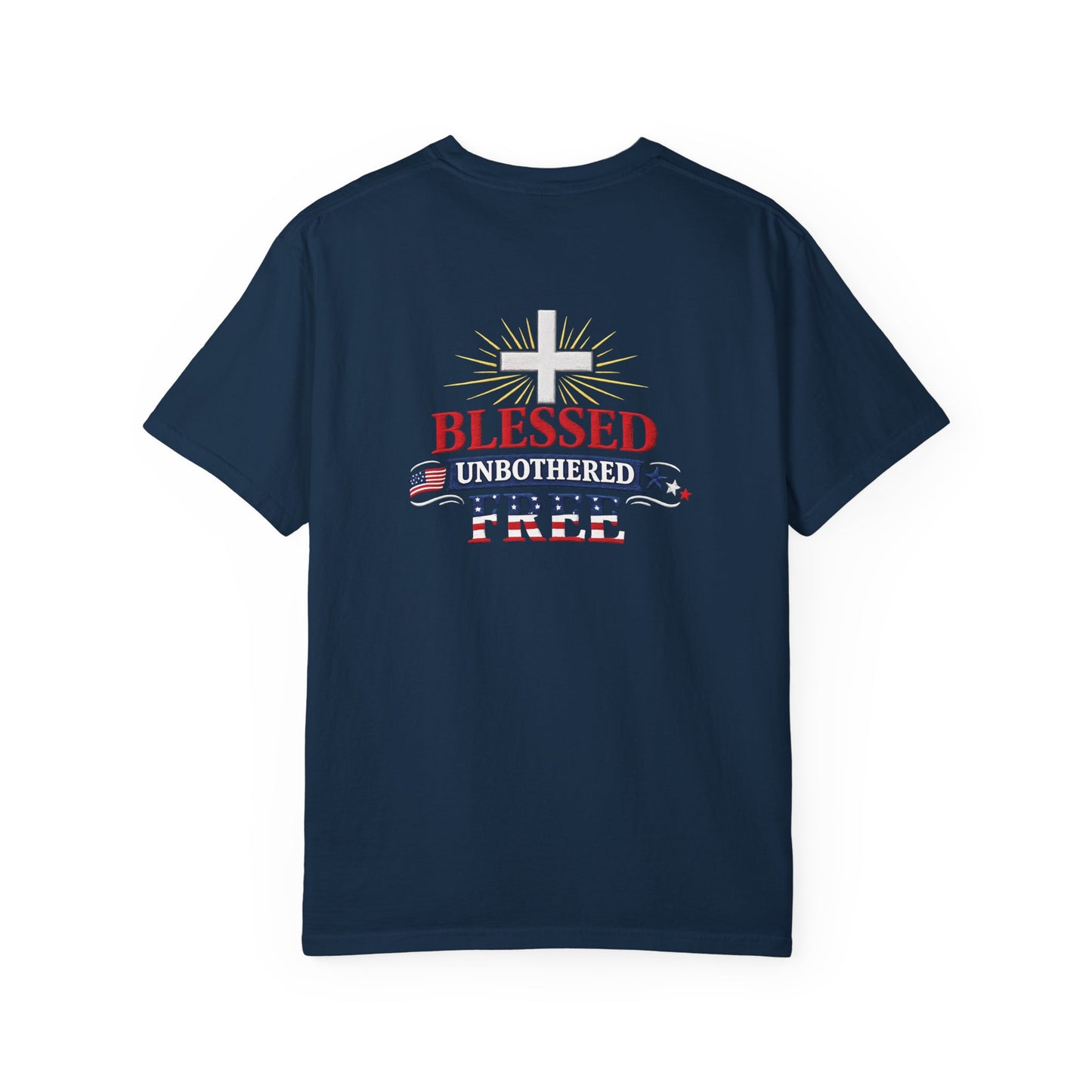 Blessed Unbothered Free cross | T-shirt