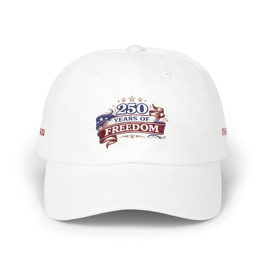 250 Years of Freedom America Anniversary Dad Cap