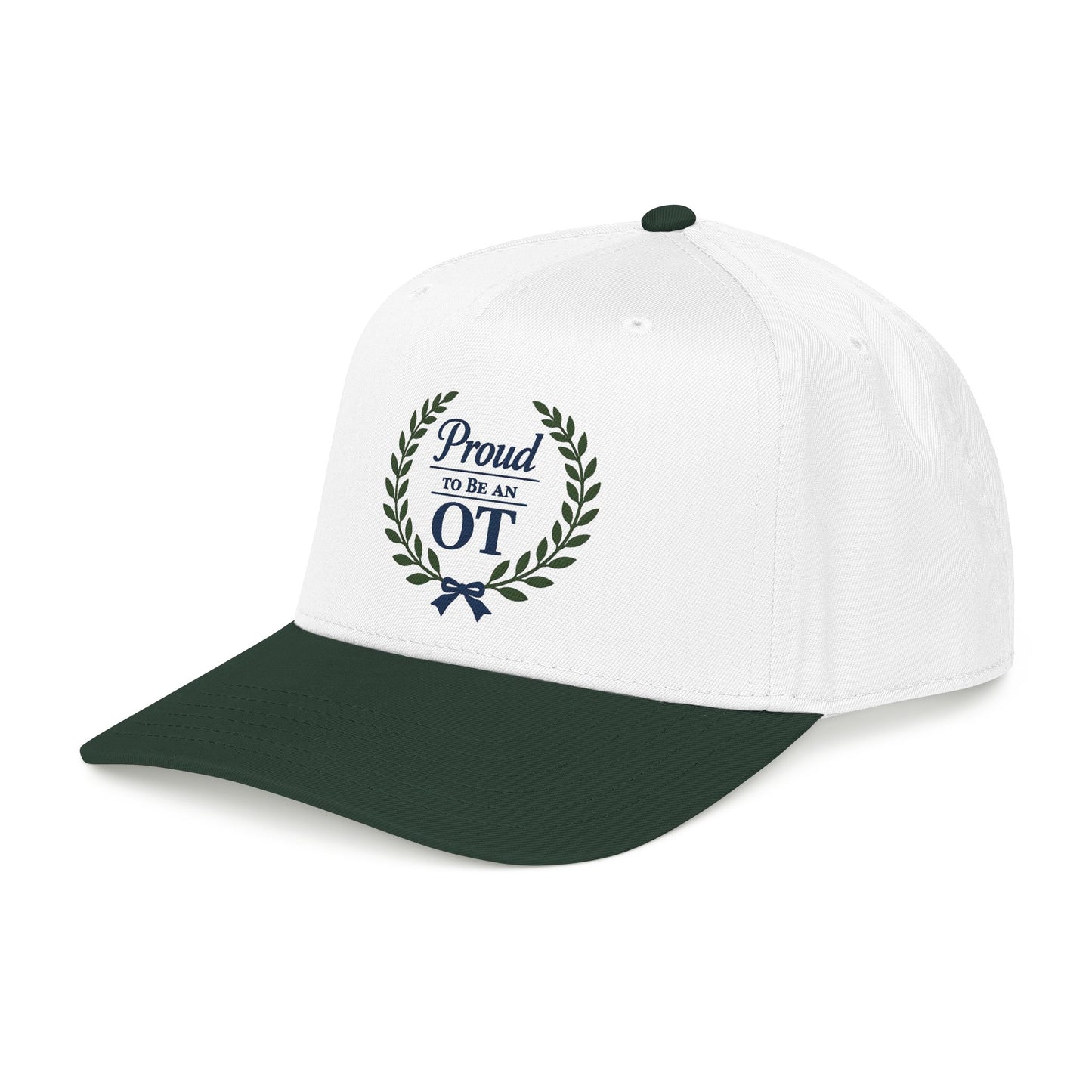 Proud to Be an OT Baseball Cap | Occupational Therapist Hat, Laurel Wreath