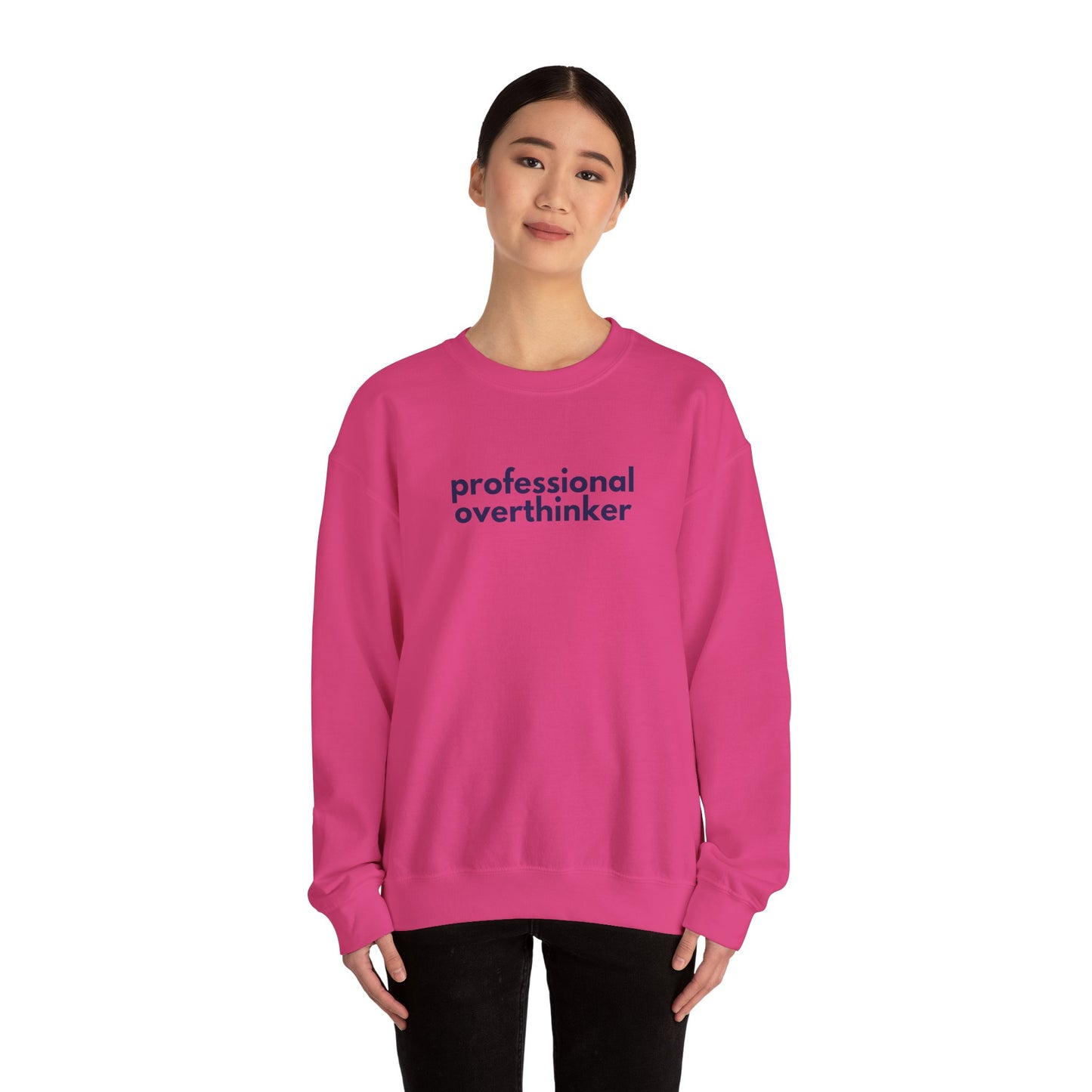 Gen X Humor Sweatshirt, Professional Overthinker Jumper, Funny Gift for Procrastinator, Crewneck Sweater, Unisex Pullover, Gift for Gen X