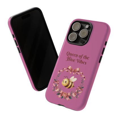 Queen of the Hive Bee Phone Case | Cute Floral Bee iPhone Case