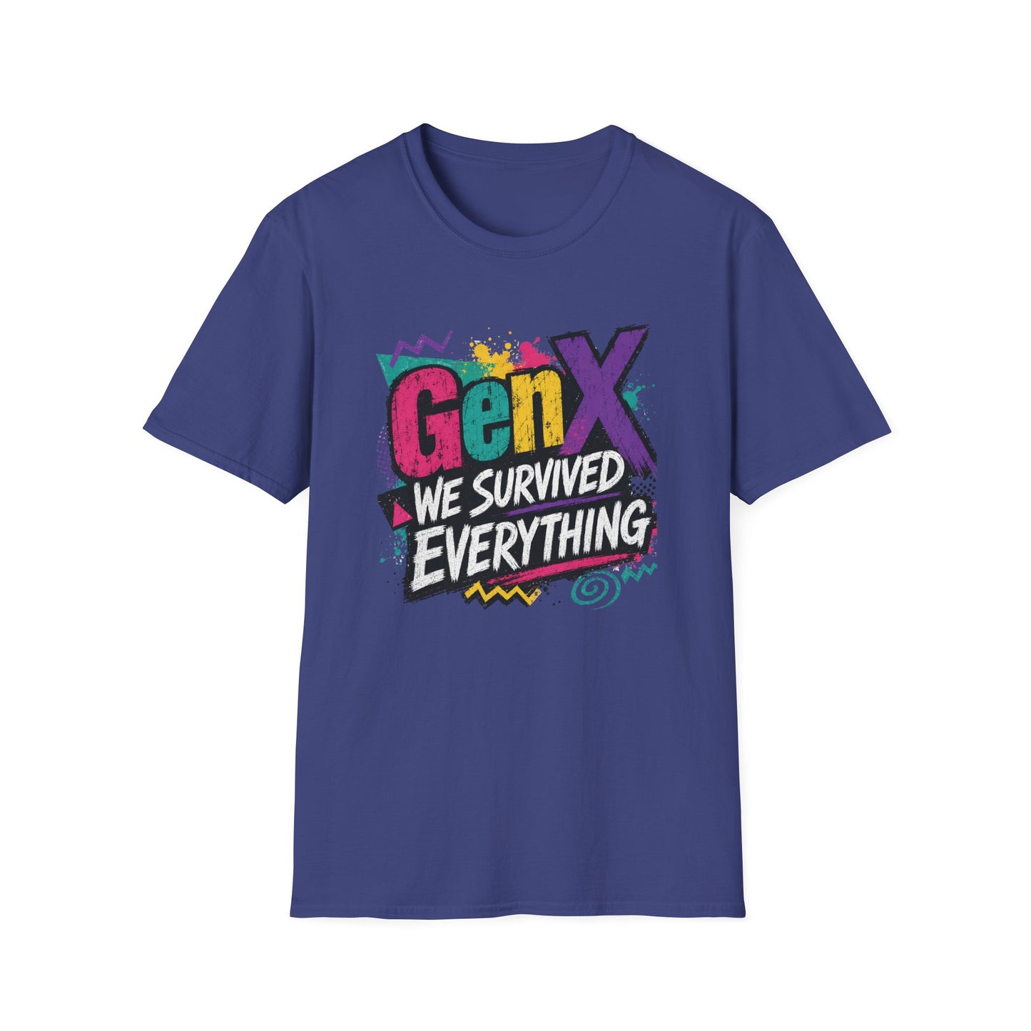 Gen X We Survived Everything T-Shirt | 90s Retro Graphic Tee