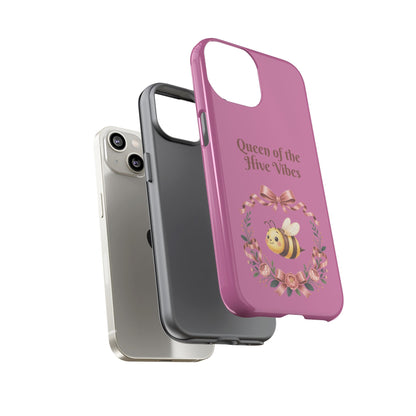 Queen of the Hive Bee Phone Case | Cute Floral Bee iPhone Case