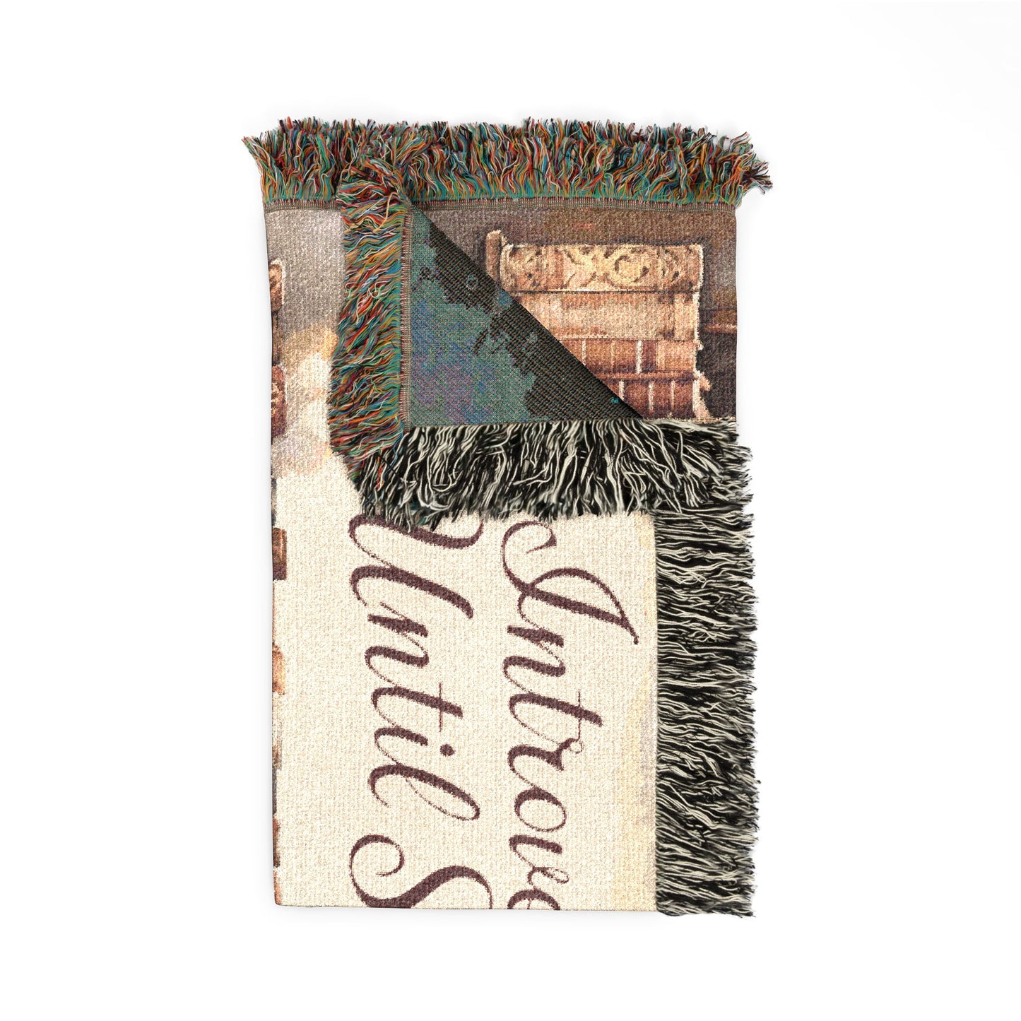 Cozy Literary Woven Blanket - Perfect for Book Lovers, Reading Nooks, Home Decor, Gift for Her, Relaxation Essentials
