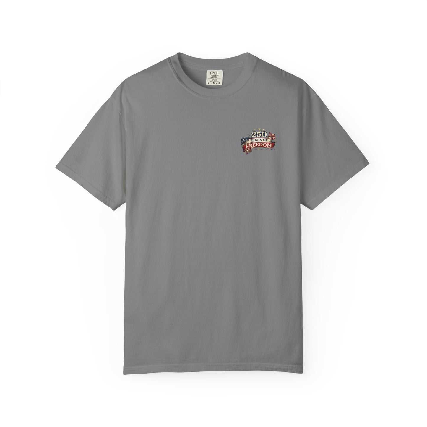 250 Years of Freedom T-shirt | American Flag Ribbon Patriotic Tee