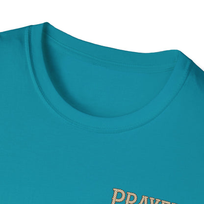 Prayed Up & Steady T-Shirt | Faith Scripture Cross Christian Tee