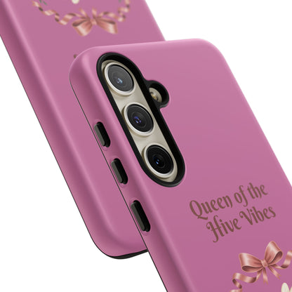 Queen of the Hive Bee Phone Case | Cute Floral Bee iPhone Case