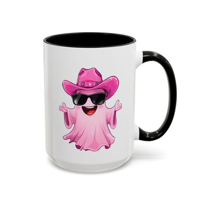 Playful Ghost Coffee Mug - Fun Halloween Drinkware, Cute Gift for Ghost Lovers, Perfect for Fall, Coffee Lovers, Halloween Decor