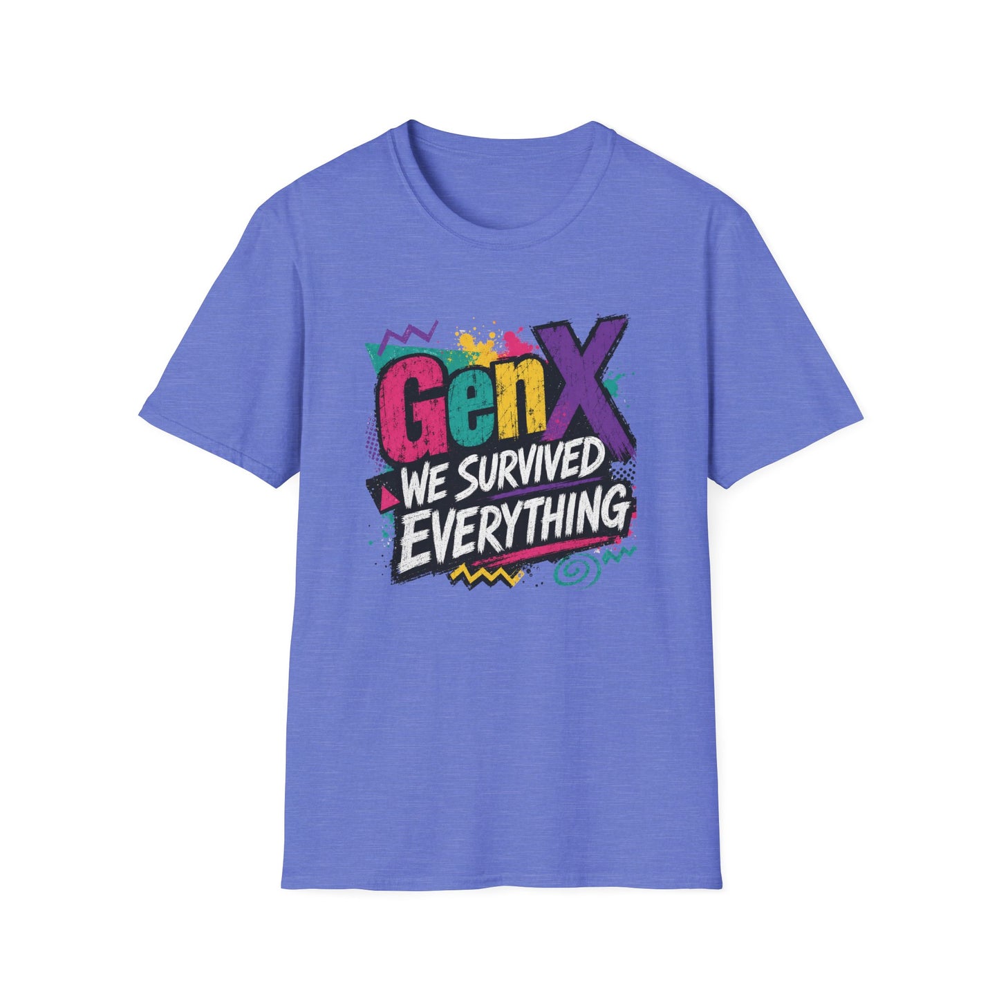 Gen X We Survived Everything T-Shirt | 90s Retro Graphic Tee