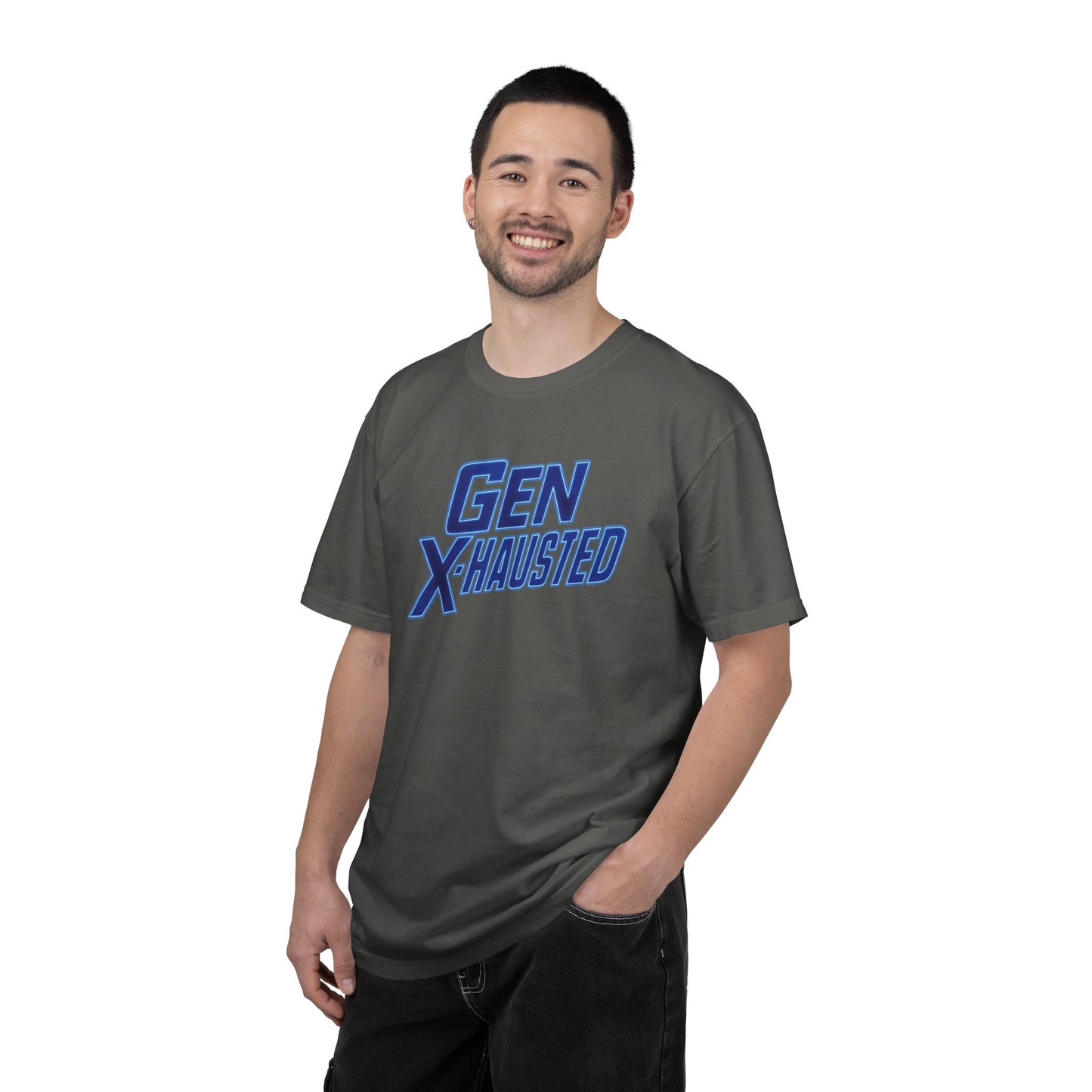 Gen X=Hausted Unisex T-Shirt, Vintage Style Tee, Funny Gift for Gen X, Casual Wear, Humor Shirt