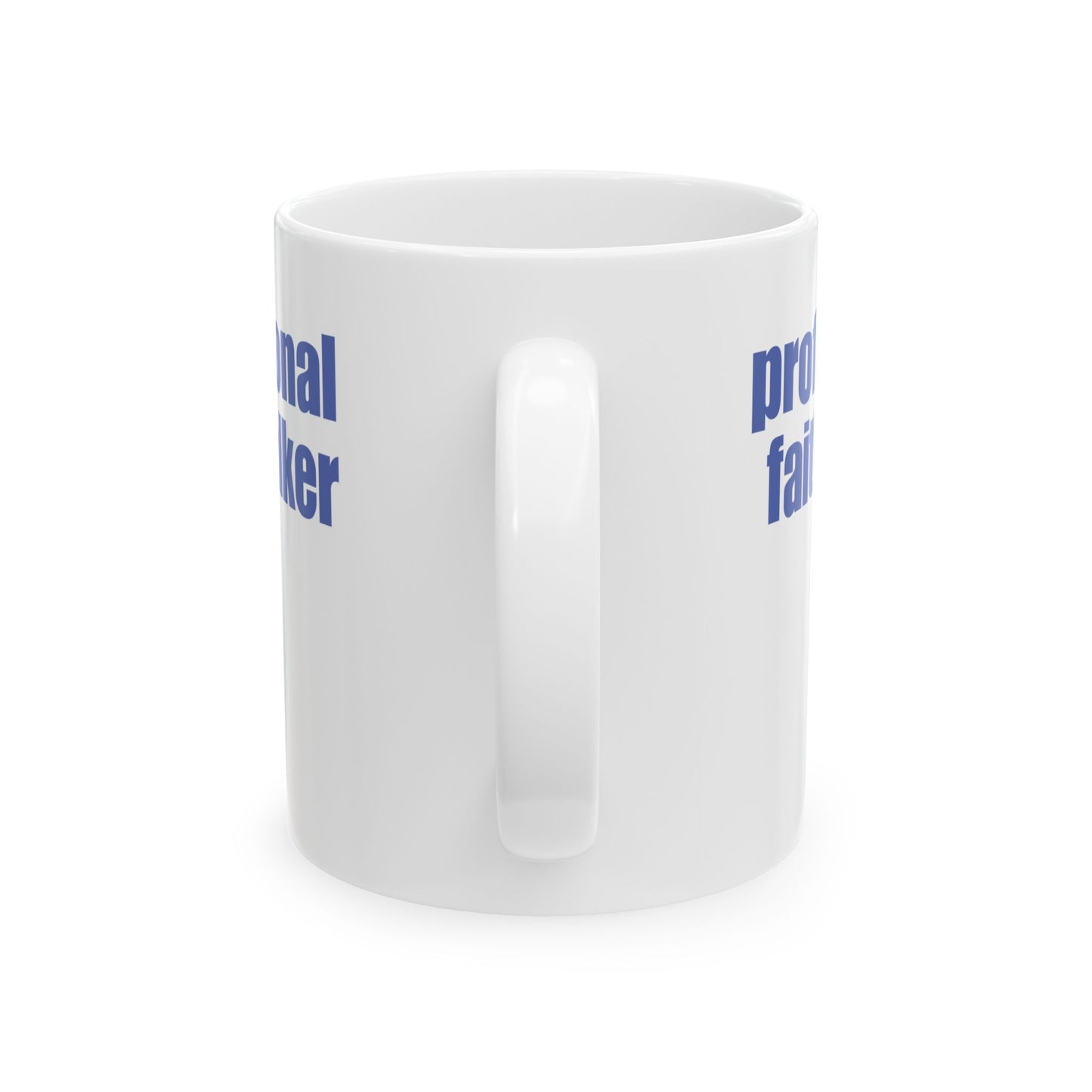 Ceramic Mug, Professional Faith Walker Christian Coffee Cup, Gift for Christians, Inspirational Quote Mug, Religious Tea Mug, Faith-based