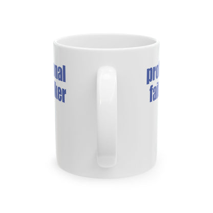 Ceramic Mug, Professional Faith Walker Christian Coffee Cup, Gift for Christians, Inspirational Quote Mug, Religious Tea Mug, Faith-based