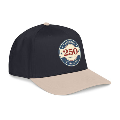 America 250 1776-2026 Patch Mid Profile Baseball Cap | 250th Anniversary Celebration