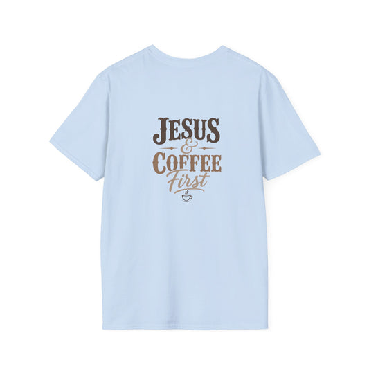 Jesus & Coffee First T-Shirt | Christian Coffee Tee