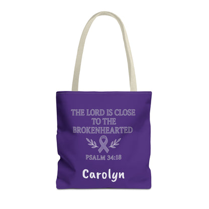 Inspirational Tote Bag, Meaningful Gift for Healing, Supportive Message, Versatile Use, Great for Christian Gifts