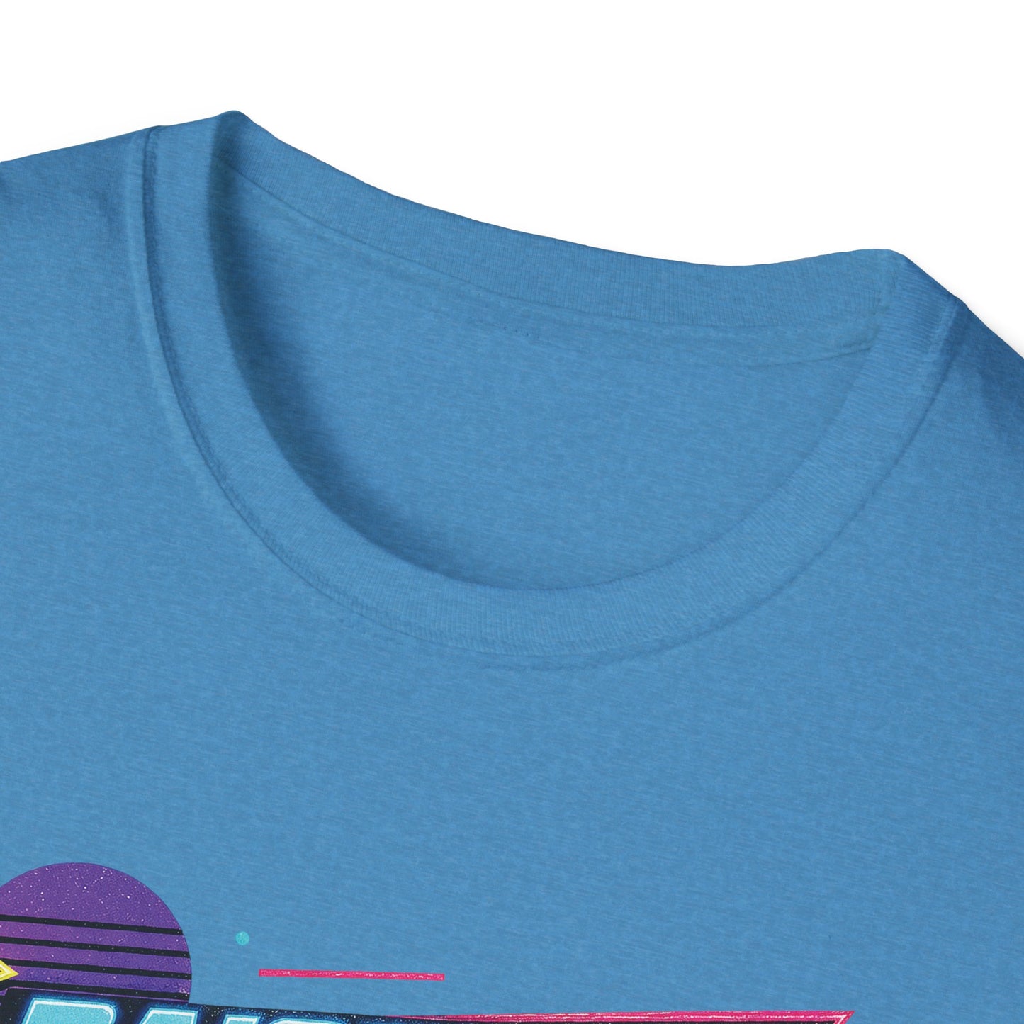 Raised on Jesus & Hose Water T-Shirt | Retro Neon Christian Faith Graphic