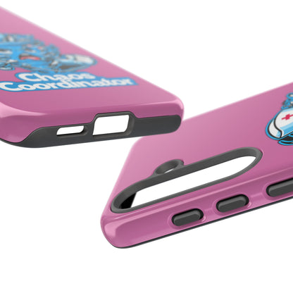 Chaos Coordinator Phone Case, Fun Nurse Gift, Tough Cases for Healthcare Heroes, Unique Cell Phone Cover, Funny Medical Humor/ Pink