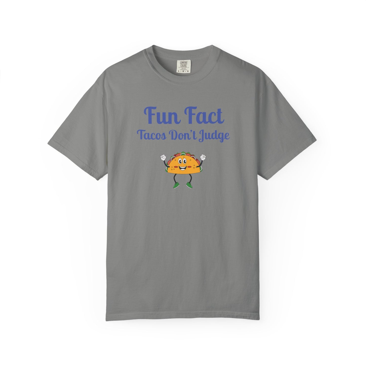 Fun Fact Taco Unisex Tee - Humorous Foodie Shirt, Gift for Taco Lovers, Casual Wear, Cute Graphic Tee