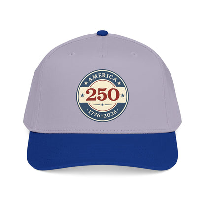 America 250 1776-2026 Patch Mid Profile Baseball Cap | 250th Anniversary Celebration